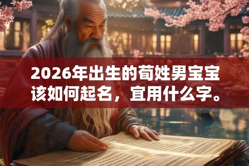 2026年出生的荀姓男宝宝该如何起名，宜用什么字。