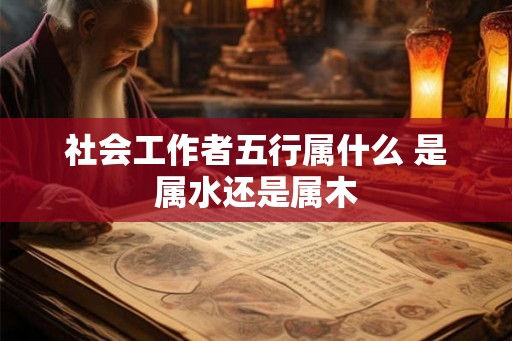 社会工作者五行属什么 是属水还是属木