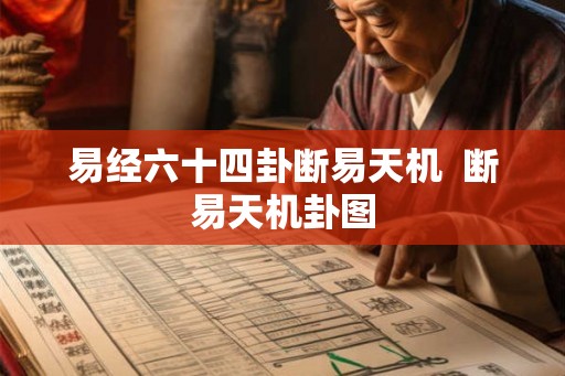 易经六十四卦断易天机  断易天机卦图