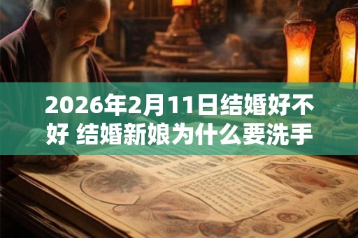 2026年2月11日结婚好不好 结婚新娘为什么要洗手