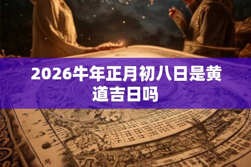 2026牛年正月初八日是黄道吉日吗