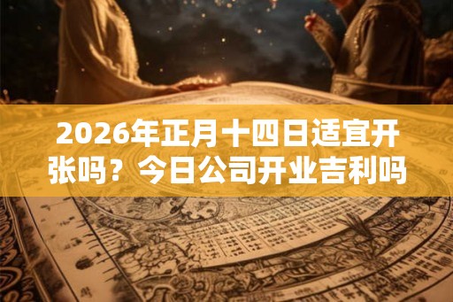 2026年正月十四日适宜开张吗?今日公司开业吉利吗 2026年正月十四日适宜开张吗?今日公司开业吉利吗