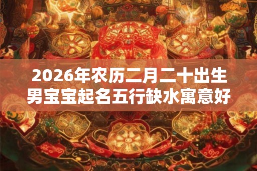 2026年农历二月二十出生男宝宝起名五行缺水寓意好的 2026年农历二月二十出生男宝宝起名五行缺水寓意好的