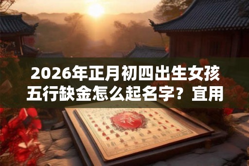 2026年正月初四出生女孩五行缺金怎么起名字？宜用字推荐！