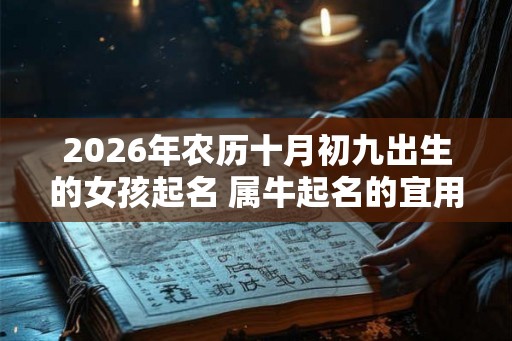 2026年农历十月初九出生的女孩起名 属牛起名的宜用字 2026年农历十月初九出生的女孩起名 属牛起名的宜用字