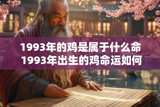 1993年的鸡是属于什么命 1993年出生的鸡命运如何
