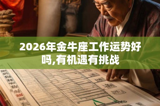 2026年金牛座工作运势好吗,有机遇有挑战
