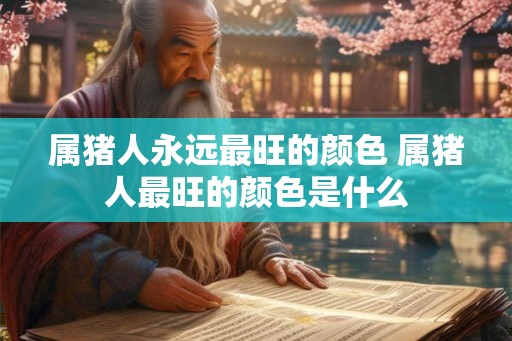 属猪人永远最旺的颜色 属猪人最旺的颜色是什么 属猪人永远最旺的颜色 属猪人最旺的颜色是什么