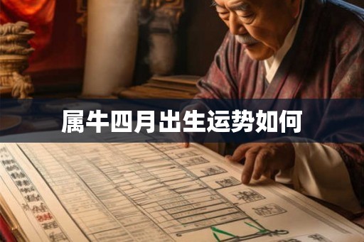 属牛四月出生运势如何