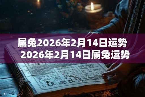 属兔2026年2月14日运势  2026年2月14日属兔运势详解