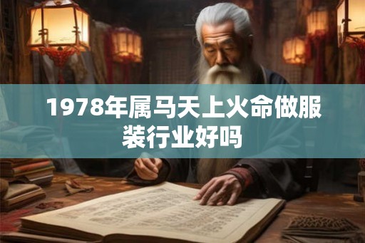1978年属马天上火命做服装行业好吗