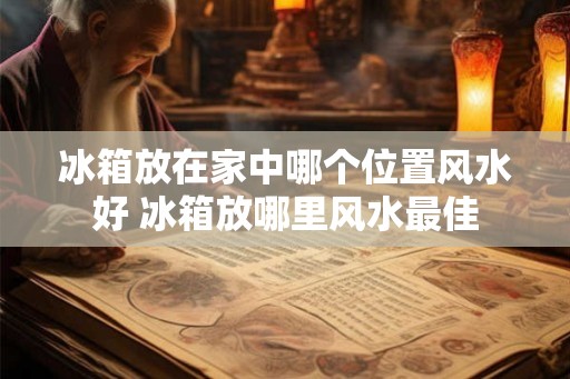 冰箱放在家中哪个位置风水好 冰箱放哪里风水最佳