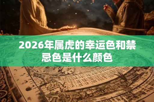 2026年属虎的幸运色和禁忌色是什么颜色