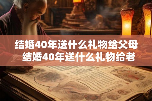 结婚40年送什么礼物给父母  结婚40年送什么礼物给老婆