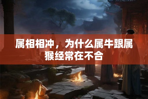 属相相冲，为什么属牛跟属猴经常在不合