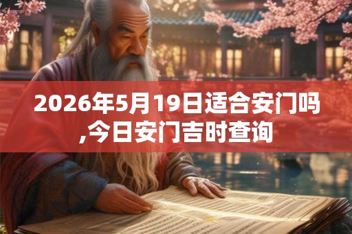 2026年5月19日适合安门吗,今日安门吉时查询 2026年5月19日适合安门吗,今日安门吉时查询