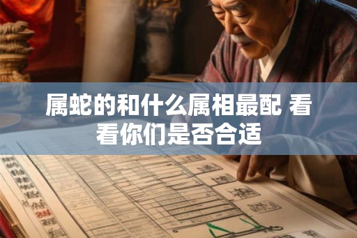 属蛇的和什么属相最配 看看你们是否合适