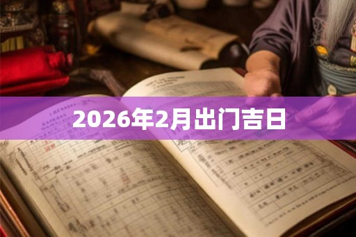 2026年2月出门吉日