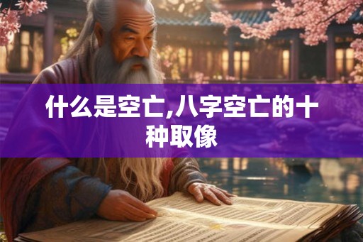 什么是空亡,八字空亡的十种取像