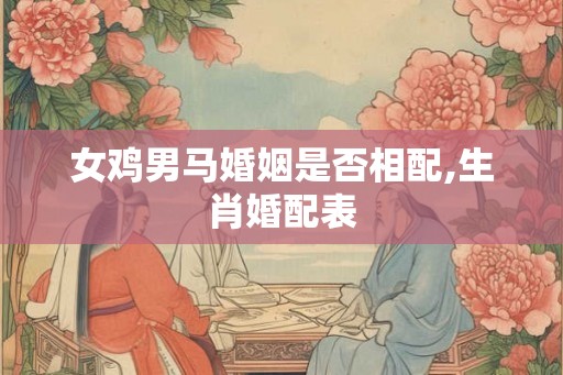 女鸡男马婚姻是否相配,生肖婚配表 女鸡男马婚姻是否相配,生肖婚配表