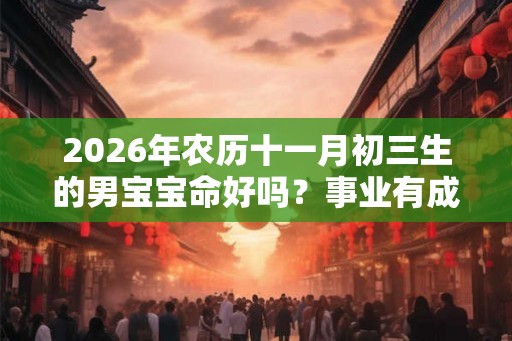 2026年农历十一月初三生的男宝宝命好吗?事业有成吗? 2026年农历十一月初三生的男宝宝命好吗?事业有成吗?