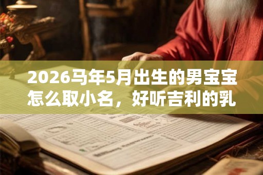 2026马年5月出生的男宝宝怎么取小名,好听吉利的乳名推荐! 2026马年5月出生的男宝宝怎么取小名,好听吉利的乳名推荐!