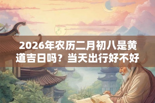 2026年农历二月初八是黄道吉日吗?当天出行好不好? 2026年农历二月初八是黄道吉日吗?当天出行好不好?
