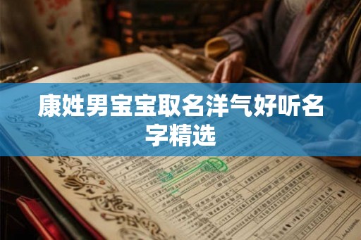康姓男宝宝取名洋气好听名字精选