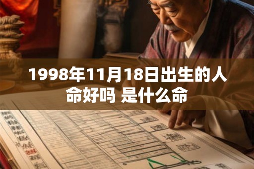 1998年11月18日出生的人命好吗 是什么命