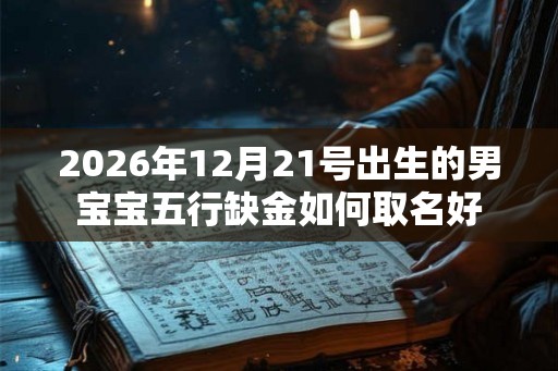 2026年12月21号出生的男宝宝五行缺金如何取名好