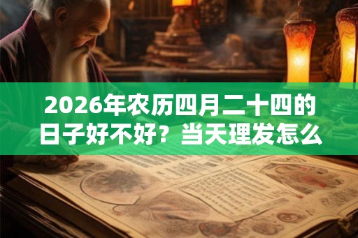 2026年农历四月二十四的日子好不好?当天理发怎么样? 2026年农历四月二十四的日子好不好?当天理发怎么样?