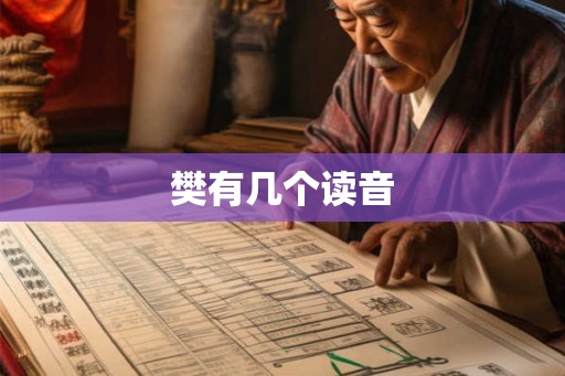 樊有几个读音