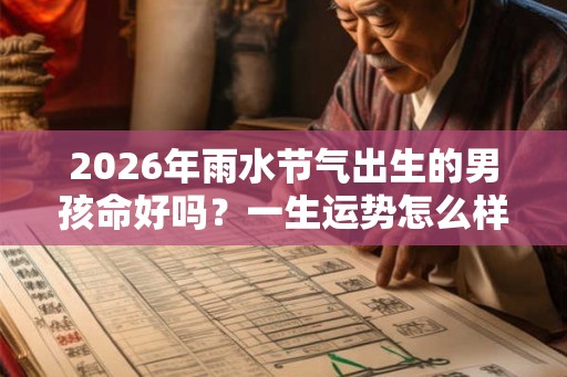 2026年雨水节气出生的男孩命好吗？一生运势怎么样？