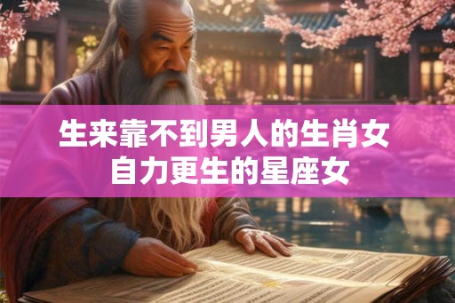 生来靠不到男人的生肖女 自力更生的星座女