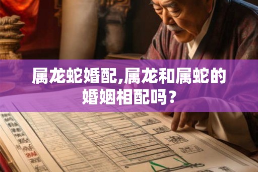 属龙蛇婚配,属龙和属蛇的婚姻相配吗？