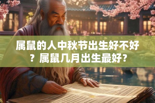 属鼠的人中秋节出生好不好？属鼠几月出生最好？