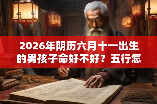 2026年阴历六月十一出生的男孩子命好不好？五行怎么样