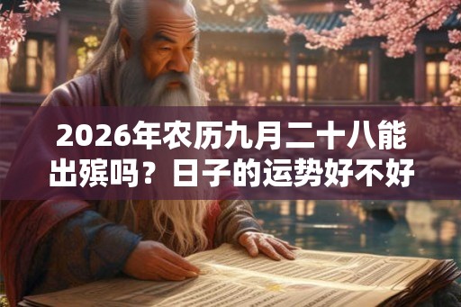 2026年农历九月二十八能出殡吗？日子的运势好不好？