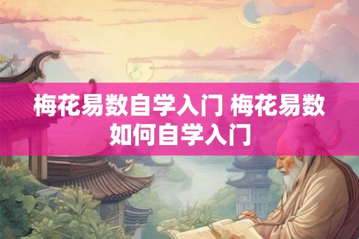 梅花易数自学入门 梅花易数如何自学入门 梅花易数自学入门 梅花易数如何自学入门