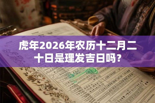 虎年2026年农历十二月二十日是理发吉日吗? 虎年2026年农历十二月二十日是理发吉日吗?