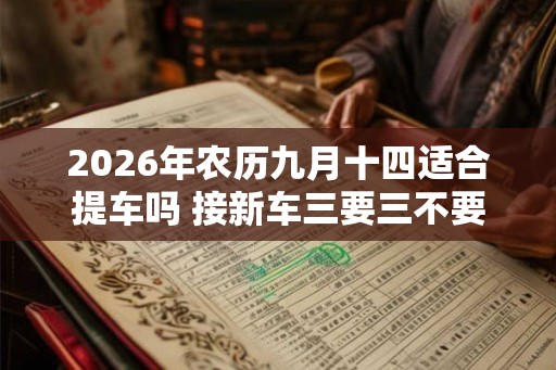 2026年农历九月十四适合提车吗 接新车三要三不要
