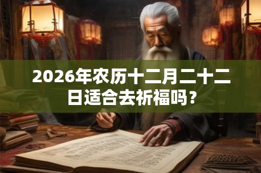 2026年农历十二月二十二日适合去祈福吗？