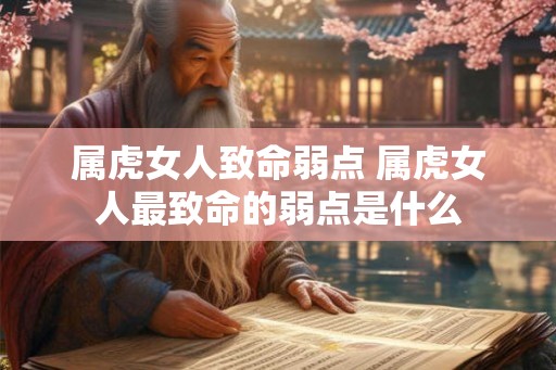 属虎女人致命弱点 属虎女人最致命的弱点是什么 属虎女人致命弱点 属虎女人最致命的弱点是什么
