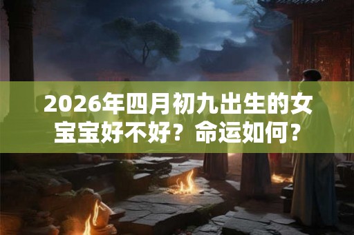 2026年四月初九出生的女宝宝好不好？命运如何？