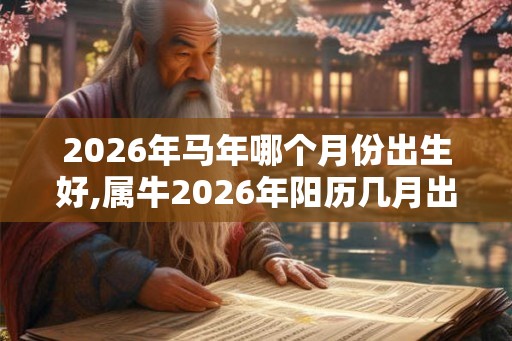 2026年马年哪个月份出生好,属牛2026年阳历几月出生好