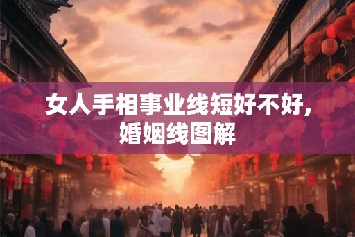 女人手相事业线短好不好,婚姻线图解