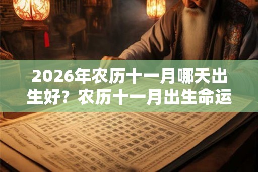 2026年农历十一月哪天出生好?农历十一月出生命运解析! 2026年农历十一月哪天出生好?农历十一月出生命运解析!