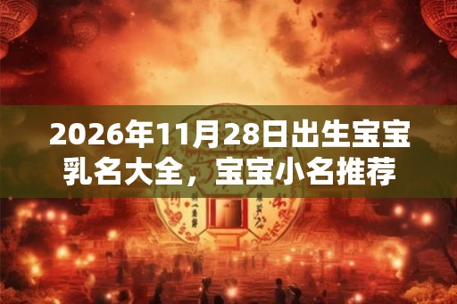 2026年11月28日出生宝宝乳名大全，宝宝小名推荐
