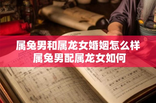 属兔男和属龙女婚姻怎么样 属兔男配属龙女如何