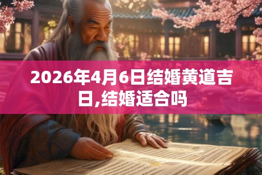 2026年4月6日结婚黄道吉日,结婚适合吗 2026年4月6日结婚黄道吉日,结婚适合吗